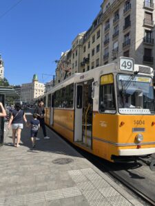 tram at budapest