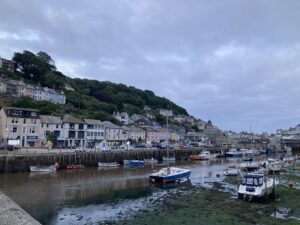 Looe town view